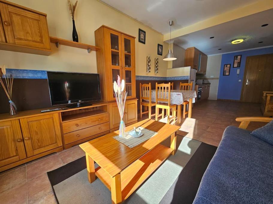 21A02 Coqueto Apartamento Con Garaje Фелечоса Экстерьер фото